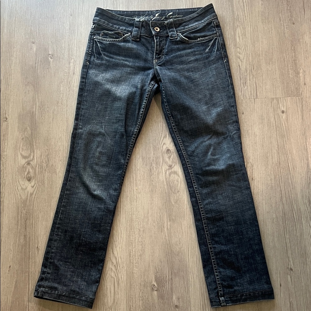 Juicy Couture Dark Wash Straight Leg Jeans